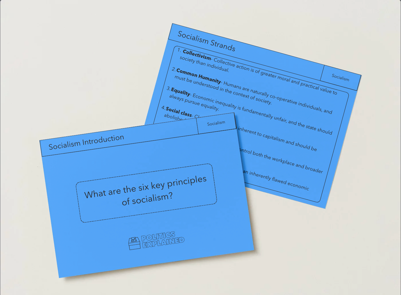 Pre-Order Core Political Ideas Revision Flashcards | Edexcel A-Level Politics