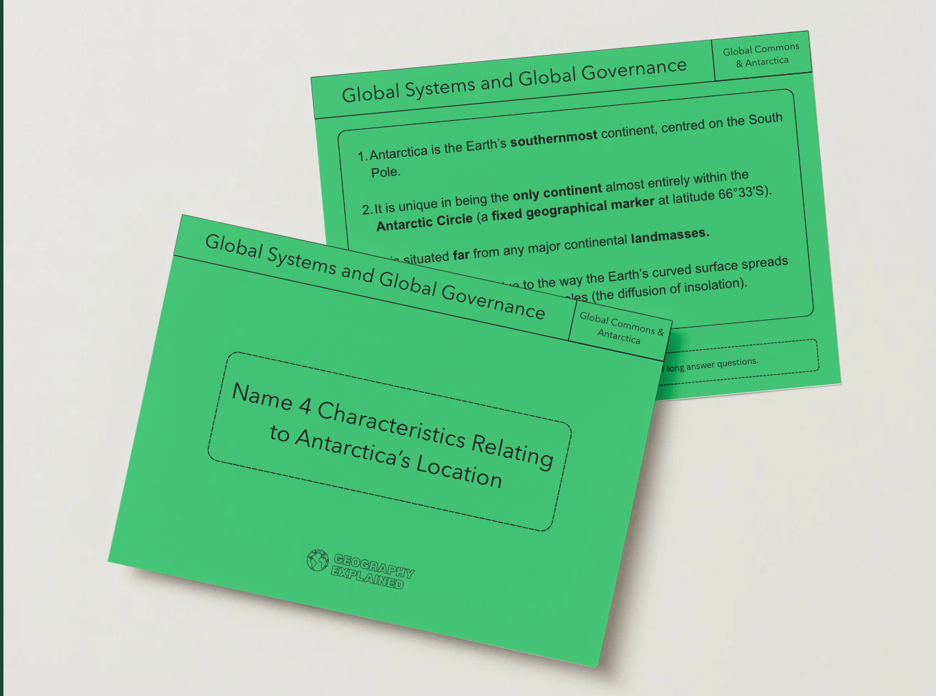 Pre-Order 'Global Systems and Global Governance' Revision Flashcards  | AQA A Level Geography