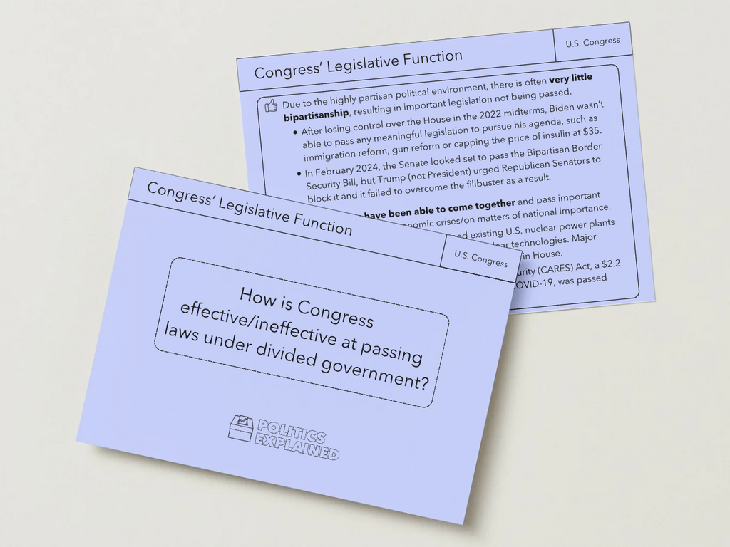 Pre-Order US Politics & Government 2026 Revision Flashcards | Edexcel A Level Politics