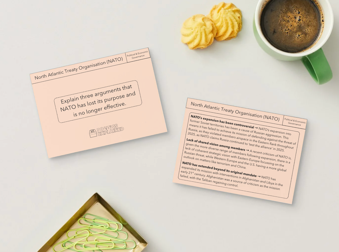 Pre-Order Global Politics 2026 Revision Flashcards | Edexcel A Level Politics