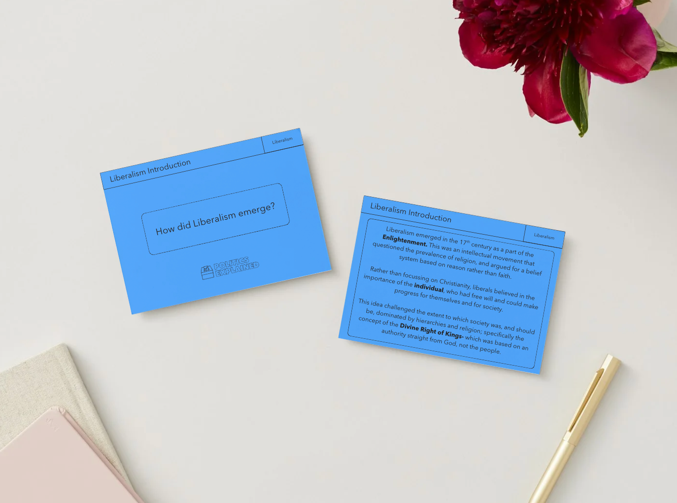 Pre-Order Core Political Ideas Revision Flashcards | Edexcel A-Level Politics