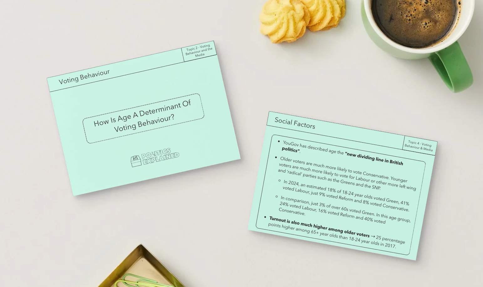 Pre-Order UK Politics 2026 Revision Flashcards | Edexcel A Level Politics